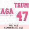 Daddy's Home Trump Thug Life Mama I'm In Love With A Criminal 2024 President Donald Maga Pink Preppy Edgy Png Sublimation T Shirt Design.jpg