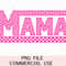 Retro Checkered Mama Pink Ma Ma # Mom Life Trendy Graphics PNG SVG Sublimation Faux Hat Patch & T Shirt Design Cricut Friendly Digital.jpg