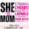 She is Mom Distressed Bible Verses Christian Blessed PNG Sublimation Printable Trendy Graphics Clipart Instant Downloadable Digital File.jpg