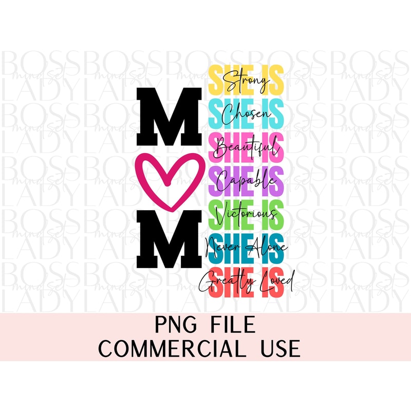 She is Mom Mother Hood Mama Trendy Graphics Sublimation File Instant Downloadable Design For Shirts Mugs.jpg