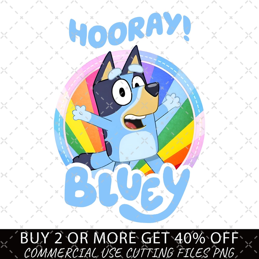 Hoorey! Bluuey PNG, Bluuey Family Png, Bluuey Digital Download, Bluuey Png, Bluuey Birthday Png, Png Designs, Instant Download.jpg