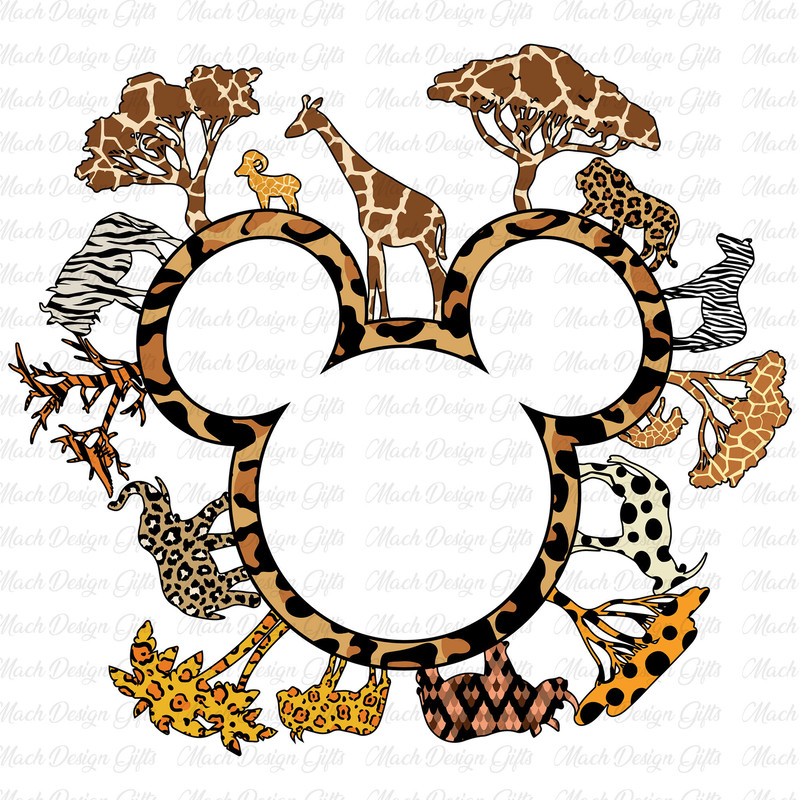Animal Kingdom Svg, Family Vacation Svg, Family Safari Trip Svg, Mouse and Friends, Wild Trip Svg, Matching Family Svg, Svg File For Cricut.jpg