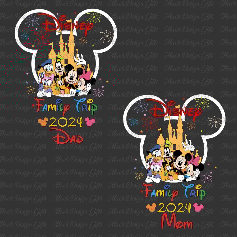 Bundle Family Trip Png, Custom Family Vacation Png, Family Trip 2024 Png, Family Matching Png, Mouse and Friends, Vacation 2024 Png.jpg