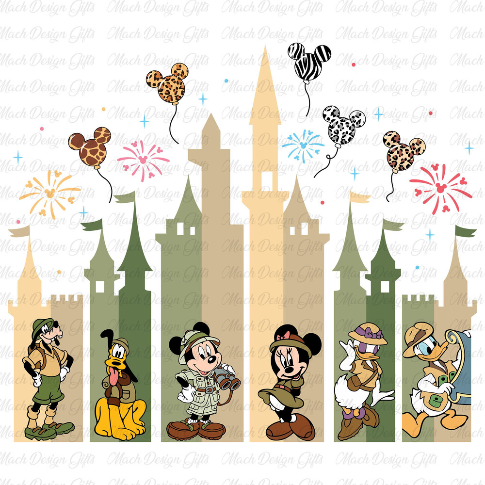 Family Safari Trip Png, Animal Kingdom Castle Png, Family Vacation Png, Mouse and Friends, Wild Trip Png, Vacay Mode Png, Sublimation Design.jpg