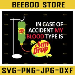 In case of accident my blood type is Sundrop png dr.seus png printing download