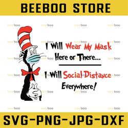 dr seuss digital download, dr seuss face mask svg, cat in the hat mask svg, cat in the hat svg, inspired cutting file