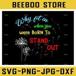 Why fit in when you was born to stand out Dr Seuss Vector, Dr Seuss Clipart, Thing One Svg, Thing Two Svg DXF, Cricut