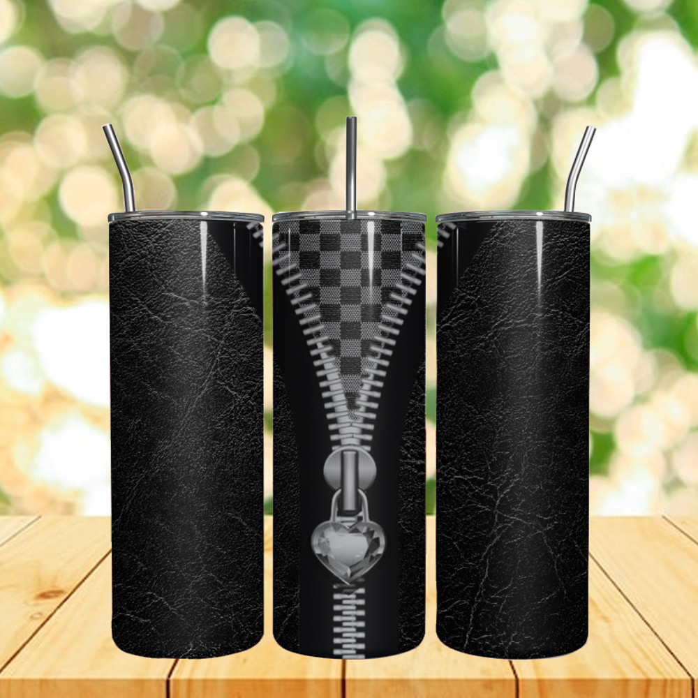 Black Logo Zipped Tumbler, Zipped Tumbler, 20Oz Tumbler.jpg