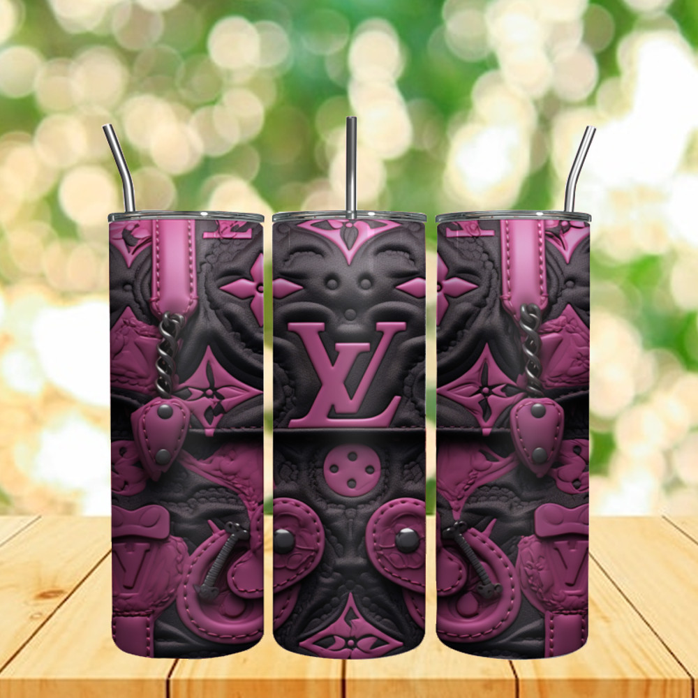 Black Pink 3D LV Tumbler Wrap.jpg