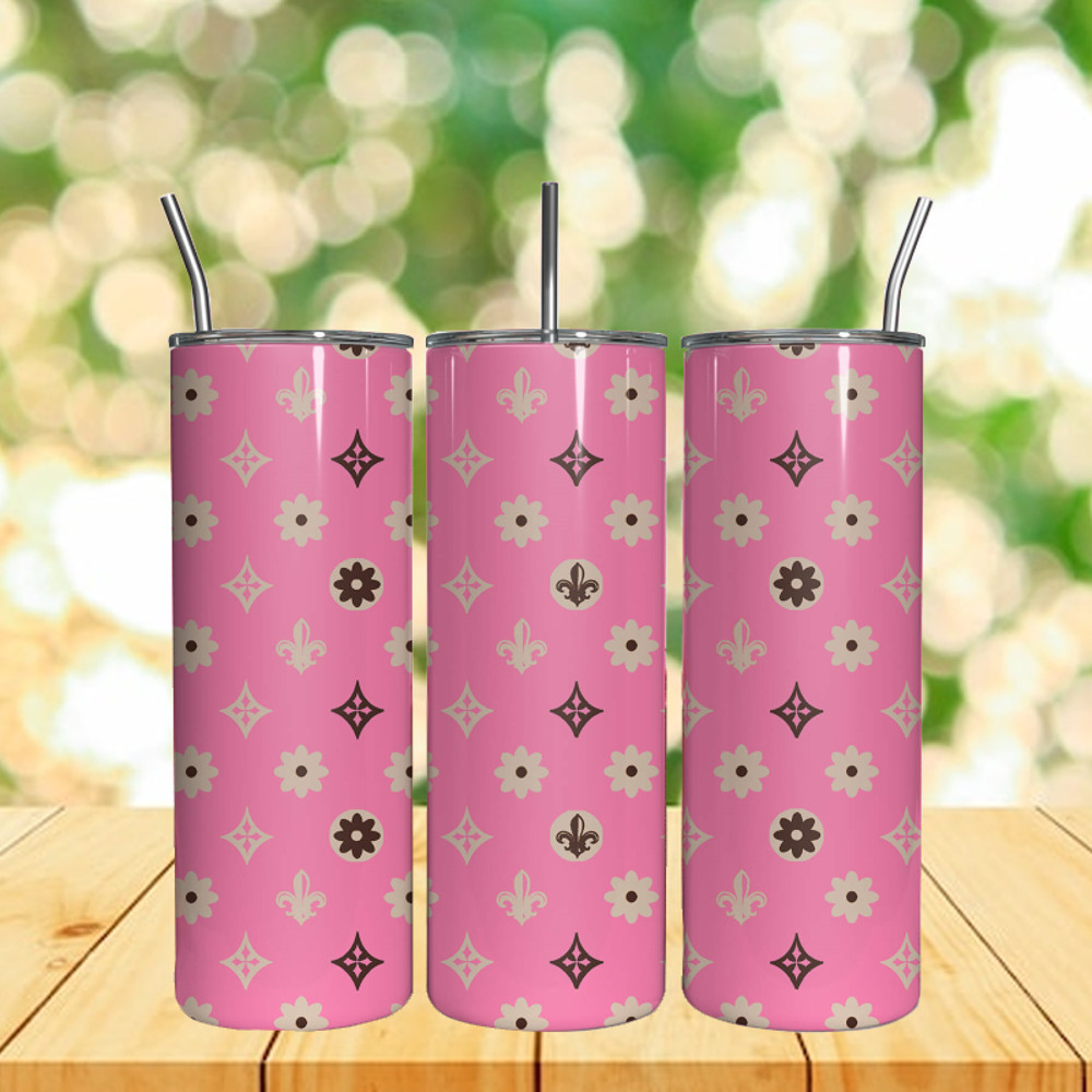 LV Drip Lips Tumbler, LV Logo Pattern, Drip Lips Tumbler.jpg