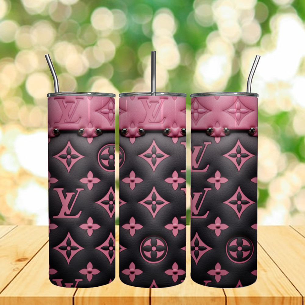 Pink Logo LV 3D Tumbler Wrap Png.jpg