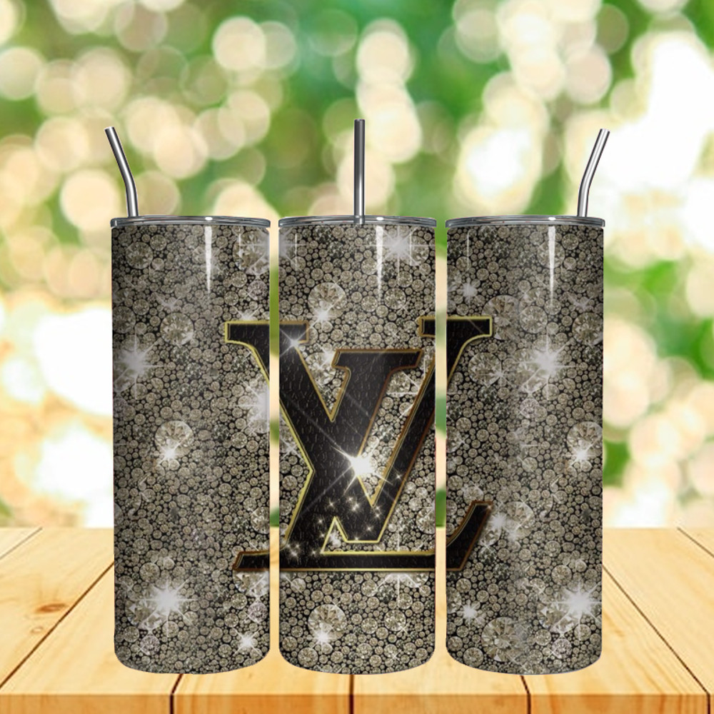 Shining LV Logo Tumbler, Shining Tumbler. Fashion 20Oz Tumbler.jpg