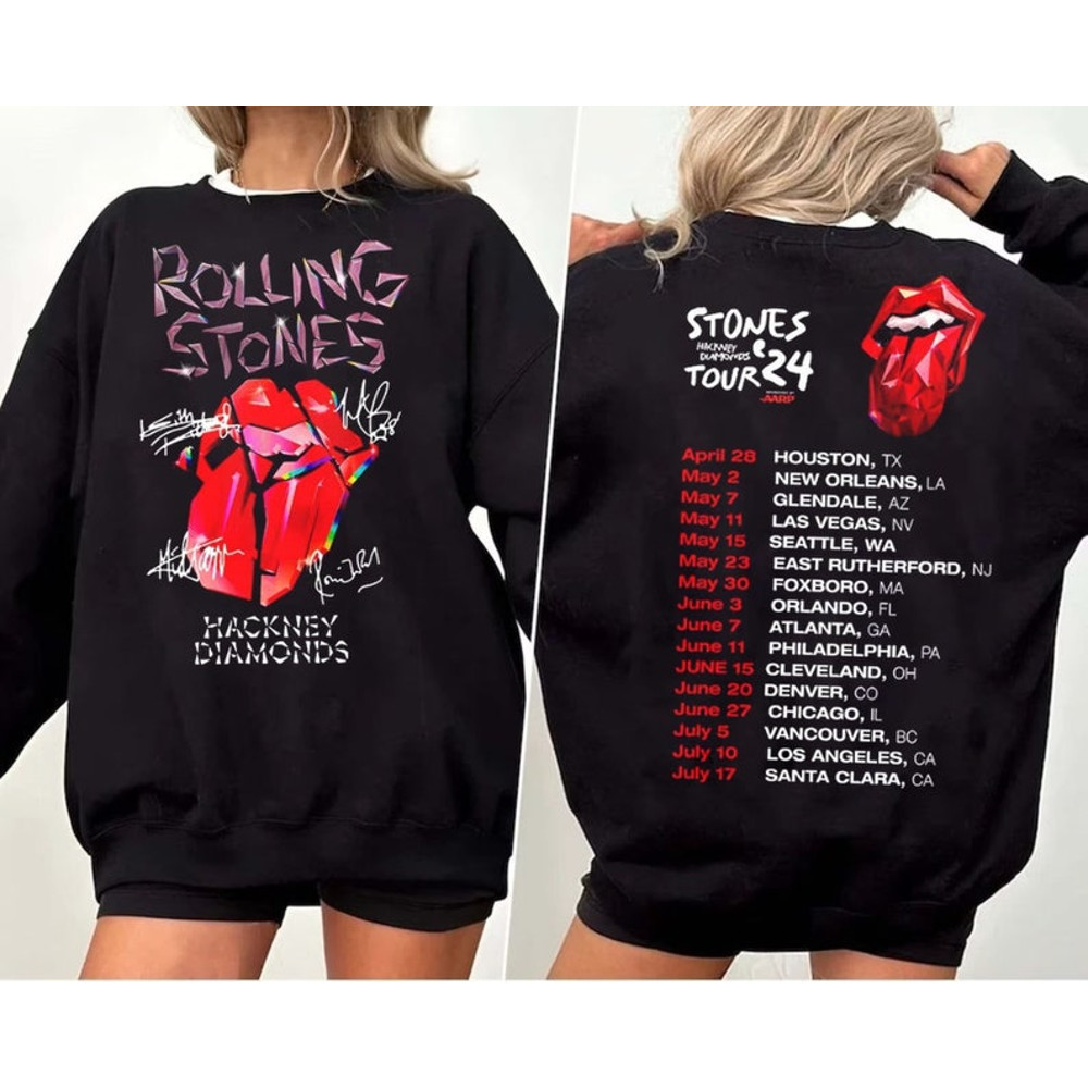 Rolling Stones 2024 Tour Tee Shirt, Rolling Stones Band Fan Shirt,Hackney Diamonds Tour Shirt,Rock and roll shirt,Music Festival T-Shirt2.jpg
