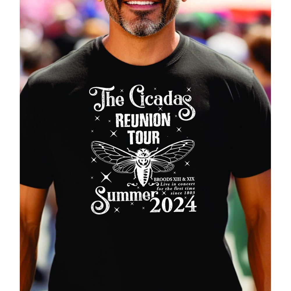 Cicada Concert Tour 2024 Bella Canvas Shirt Year Of Cicada Insect Bug Tee Cicada Broods Family Tshirt Nature Unisex Adult Graphic T-shirt2.jpg