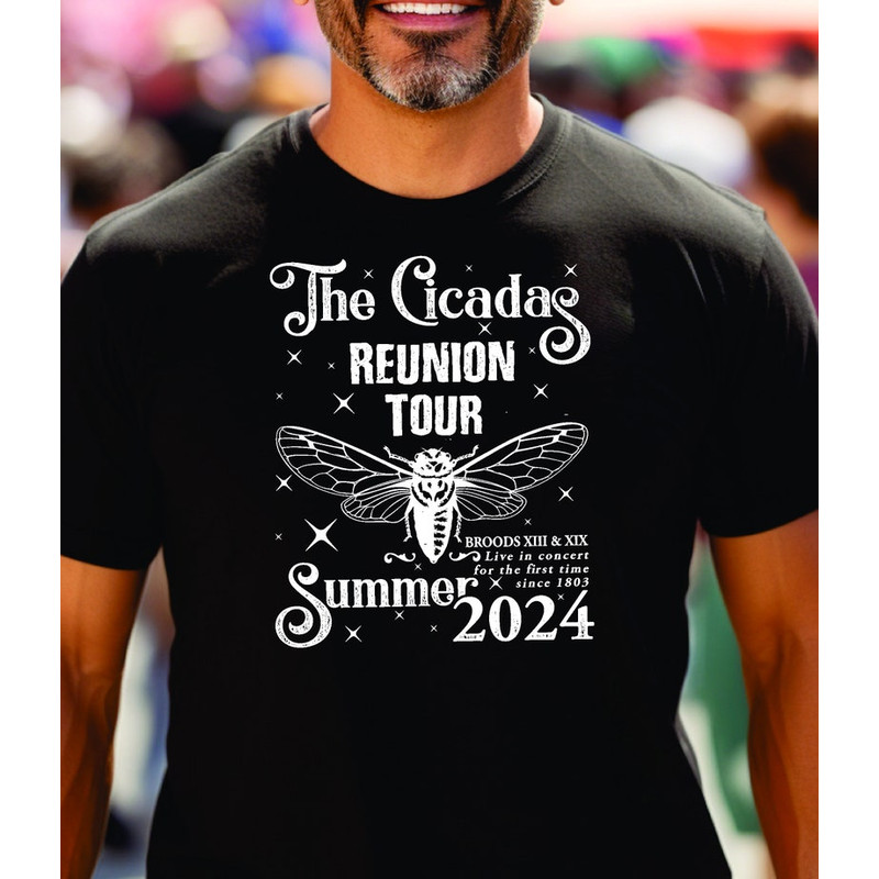 Cicada Concert Tour 2024 Bella Canvas Shirt Year Of Cicada Insect Bug Tee Cicada Broods Family Tshirt Nature Unisex Adult Graphic T-shirt2.jpg