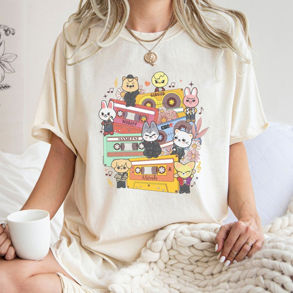 Stry Kids Zoo T-Shirt Skzoo Shirt Inspired, SKZOO Chibi Characters Sweatshirt, Music Lover Gift, Bang Chan, Han, Changbin, Hyunjin, Lee Know2.jpg