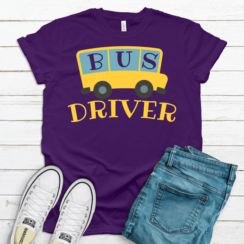 Super Cute Bus Driver, Bus Driver Gift, Bus Driver Shirt, Premium Unisex Tee, Plus Size 2x, 3x, 4x Available.jpg
