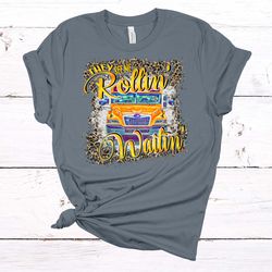 they see me rollin', waitin' , school bus, bus driver gift, premium unisex tee, plus size 2x, 3x, 4x available