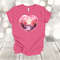 Valentine's Day, Pink Heart, Pink Trees, Pastel Heart, Love, Girlfriend Tee, Premium Unisex Soft Tee, 2x, 3x, 4x, Plus Size Available.jpg