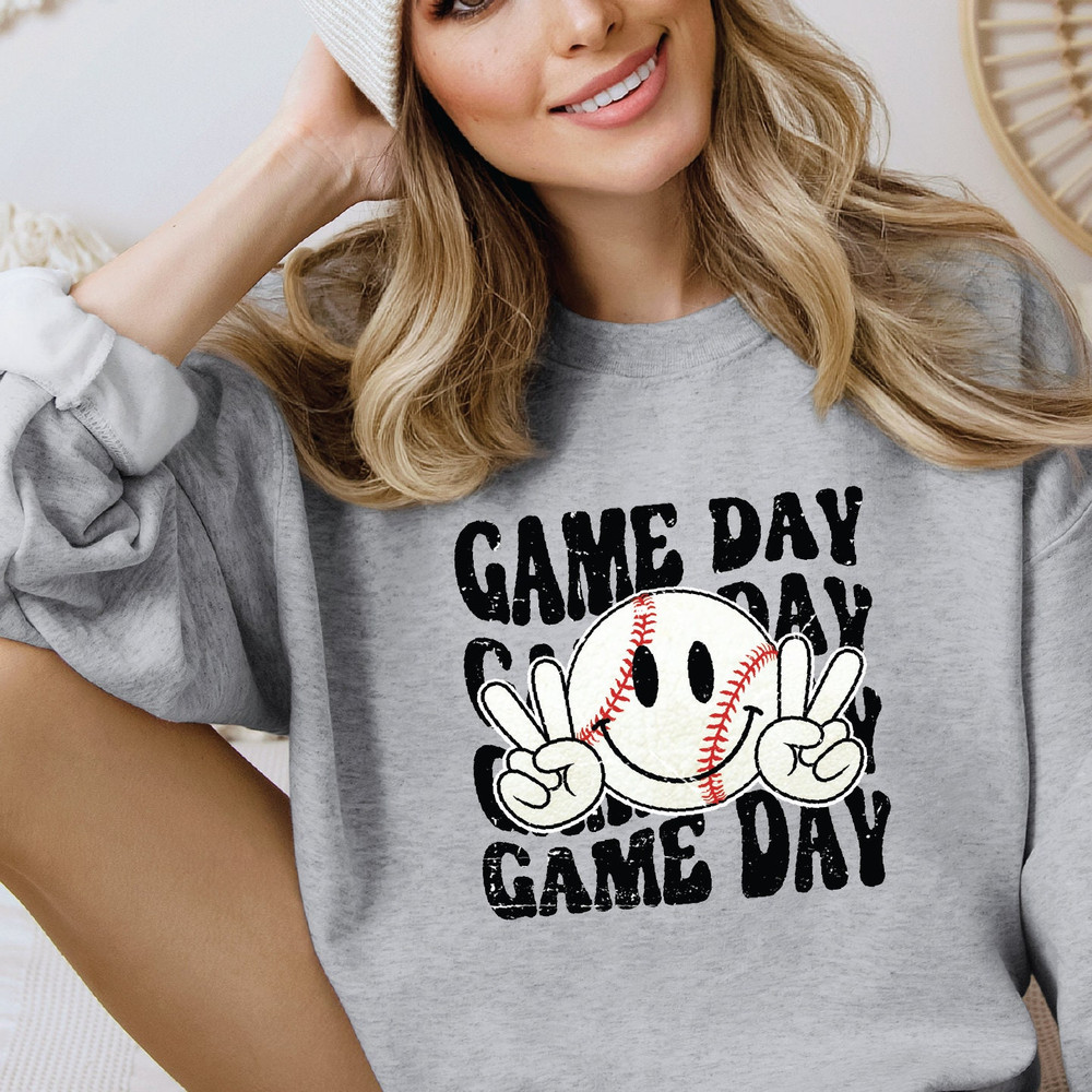 Baseball Game Day Sweatshirt and Hoodie, Sports Mom Hoodie, Baseball Sweatshirt For Women, Baseball Gift, ROM733.jpg