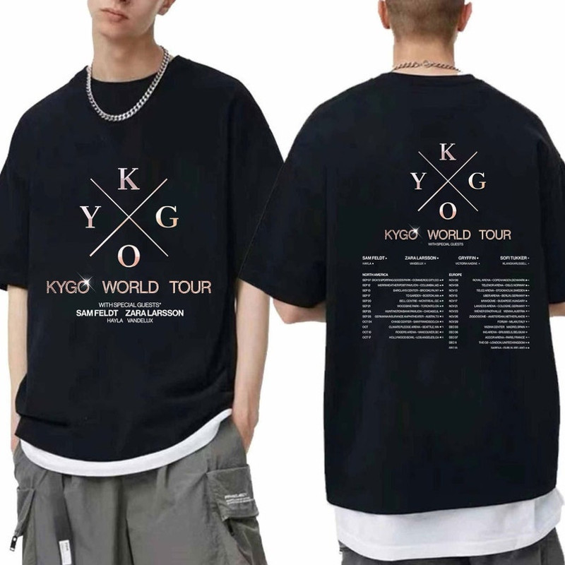 Kygo World Tour 2024 Shirt, Kygo 2024 Concert Shirt, DJ Kygo Shirt, Kygo Fan Gift, Music Tour Shirt1.jpg