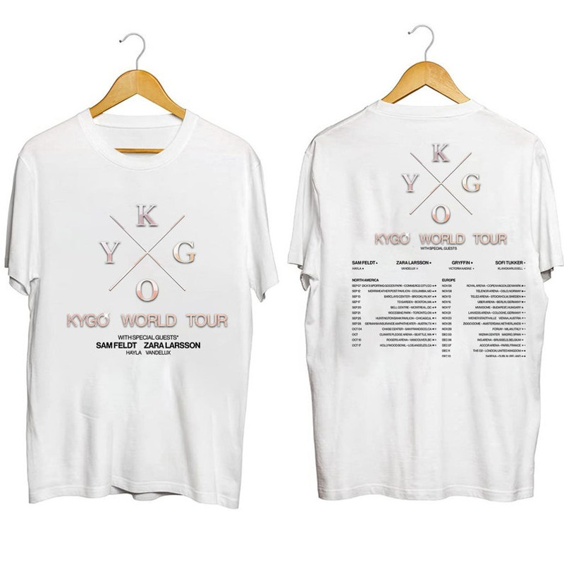 Kygo World Tour 2024 Shirt, Kygo 2024 Concert Shirt, DJ Kygo Shirt, Kygo Fan Gift, Music Tour Shirt2.jpg