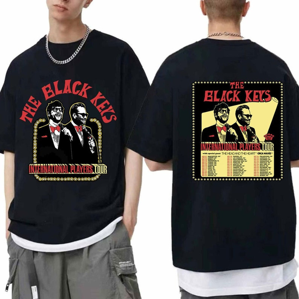 The Black Keys International Players Tour 2024 Shirt, The Black Keys 2024 Concert Shirt, The Black Keys Band Shirt, The Black Keys Fan Gift1.jpg