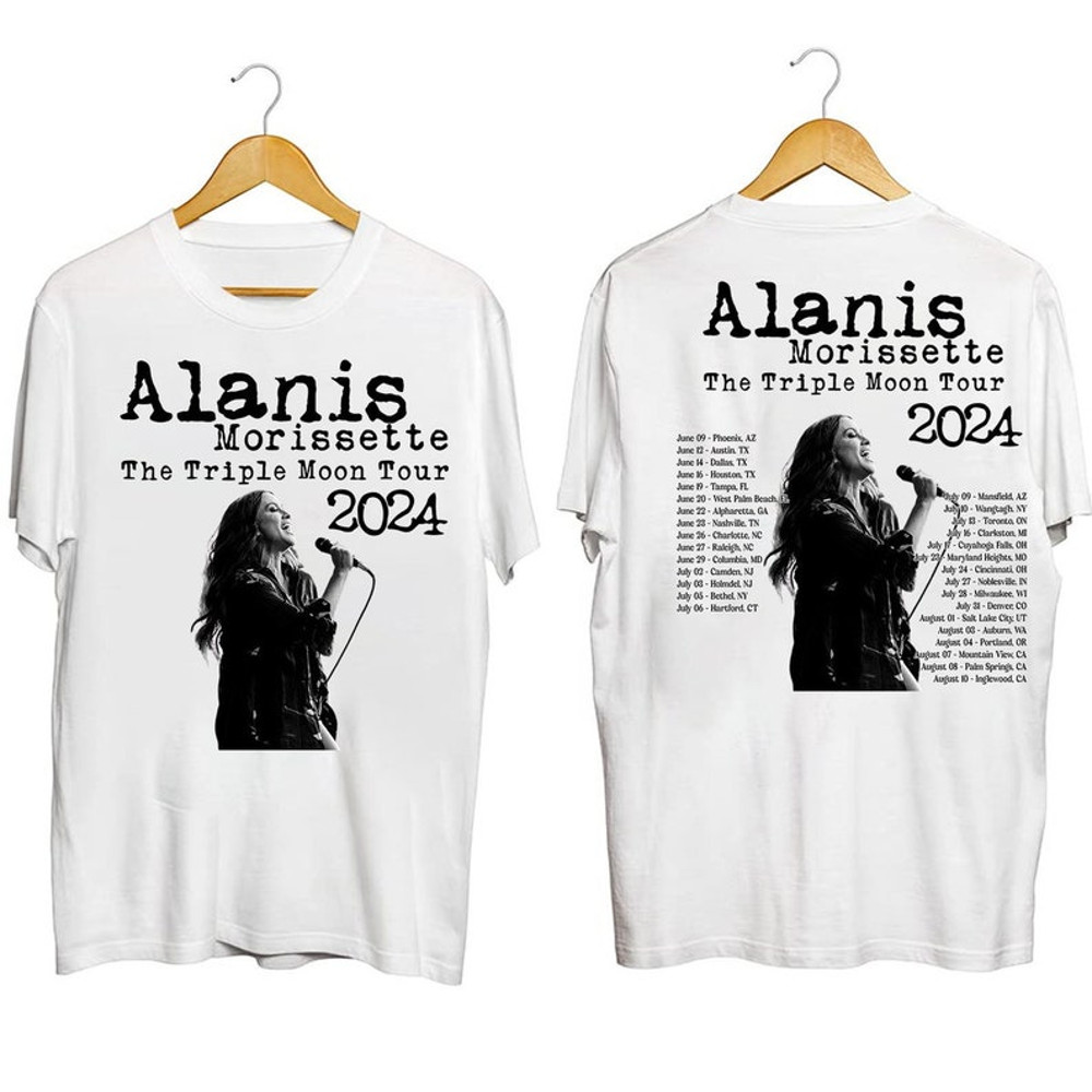 Alanis Morissette The Triple Moon Tour 2024 Shirt, Alanis Morissette 2024 Concert, The Triple Moon Tour Merch, Alanis Morissette Fan Gift2.jpg