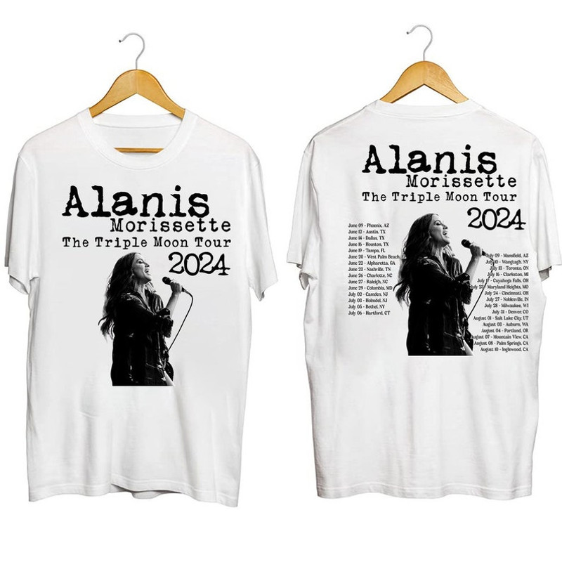 Alanis Morissette The Triple Moon Tour 2024 Shirt, Alanis Morissette 2024 Concert, The Triple Moon Tour Merch, Alanis Morissette Fan Gift2.jpg