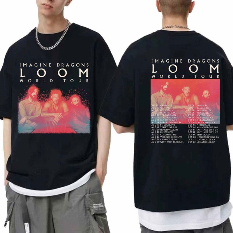 Imagine Dragons Loom World Tour 2024 Shirt, Imagine Dragons 2024 Concert Shirt, Loom New Album Shirt, Imagine Dragons Band Gift For Fan1.jpg