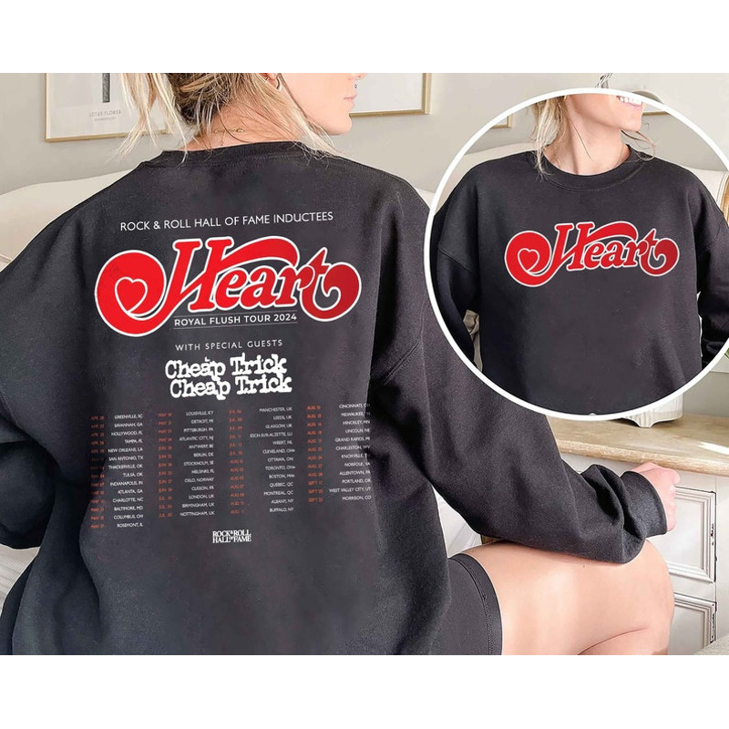 Heart Royal Flush Tour 2024 Tour Shirt, Heart 2024 Concert Shirt, Heart Rock Band Royal Flush Tour Merch, Heart Band Fan Gift1 (1).jpg