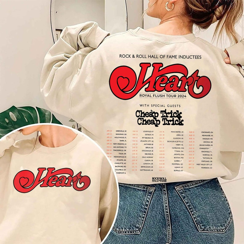 Heart Royal Flush Tour 2024 Tour Shirt, Heart 2024 Concert Shirt, Heart Rock Band Royal Flush Tour Merch, Heart Band Fan Gift2 (1).jpg