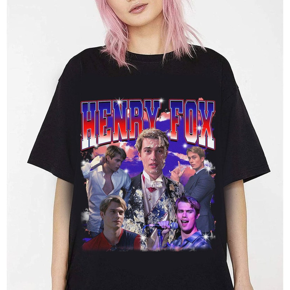 Henry Fox 90s Vintage Shirt, Prince Henry Red White & Royal Blue, Nicholas Galitzine Bootleg Shirt, Nicholas Galitzine Fan Gift, Funny Shirt1.jpg