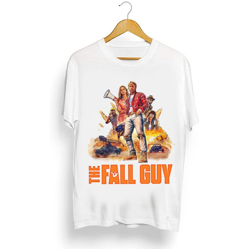 Vintage The Fall Guy 2024 Movie Shirt, Ryan Gosling, Emily Blunt Shirt, Ryan Gosling Fan Shirt, The Fall Guy TV Series, Movie Shirt2.jpg