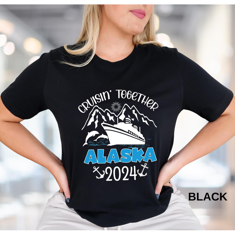 Alaska Cruising Together 2024, Alaska Travel Shirt, Alaska Cruise Shirt, Alaska Cruise Gift, Matching Cruise Shirt, Alaska Family Trip Tee.jpg