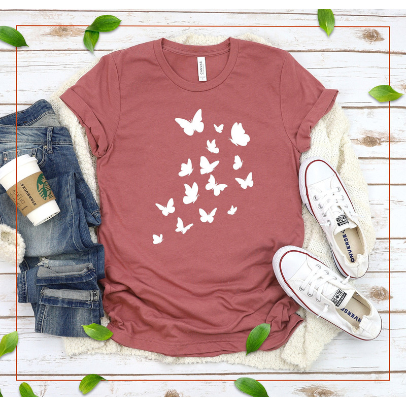 Butterfly Shirt For Women, Monarch Butterfly T-Shirt, Butterfly Graphic Tee, Cute Butterfly Shirt, Animal Lover Shirt, Butterfly Lover Shirt.jpg