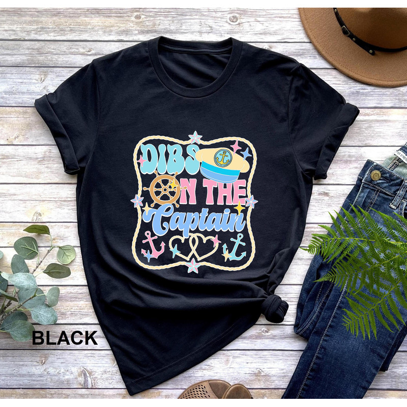 Dibs on the Captain Shirt, Funny Captain Shirt, Captain Shirt, Funny Lake Shirt, Boat Captain Gift, Captain Wife Shirt, Cruise Vacation Tee.jpg