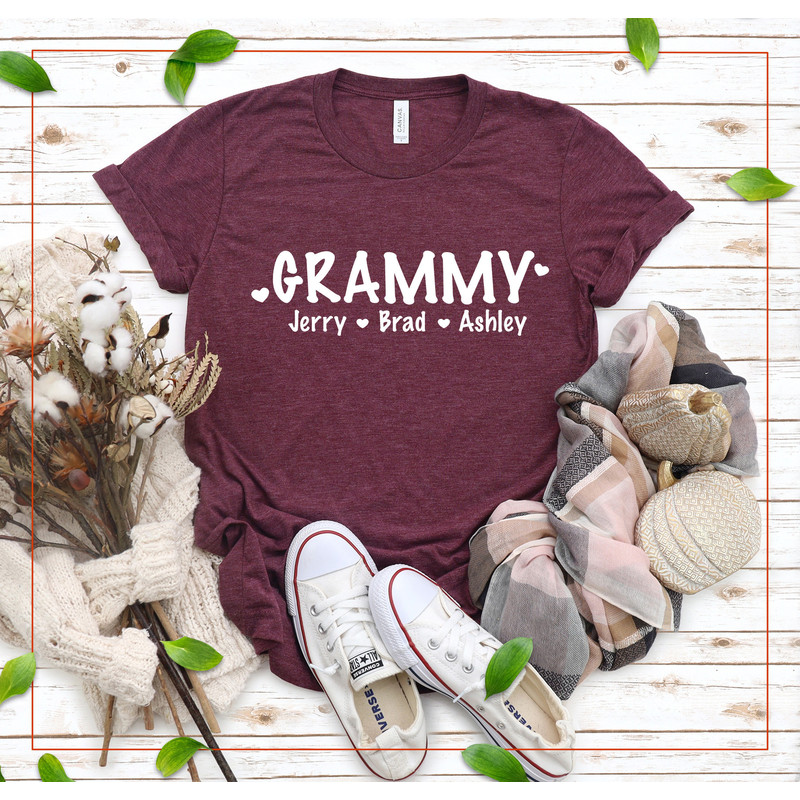 Personalized Grammy Shirt, Grammy Shirt with Grandkids Names,Mothers Day Gift, Customized Grammy Shirt,Personalized Grammy Gift, GrammyTee.jpg