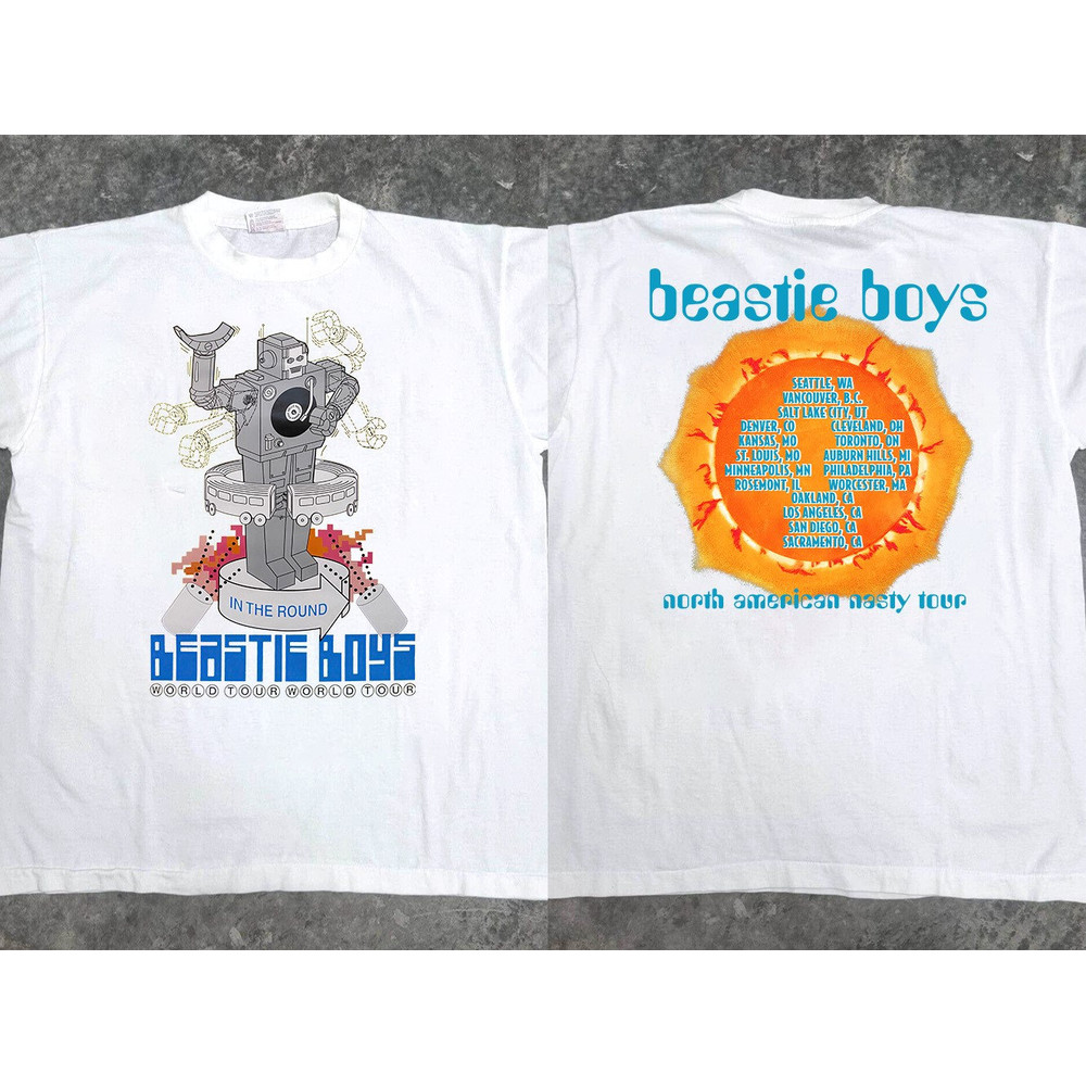 1998 Beastie Boys In The Round World Tour T-Shirt, Beastie Boys North American Nasty Tour Shirt, Hip Hop Band T-Shirt, Beastie Boys T-Shirt.jpg
