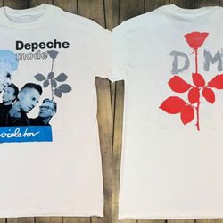 depeche mode violator tour 1990 t-shirt, 90s depeche mode tour t-shirt
