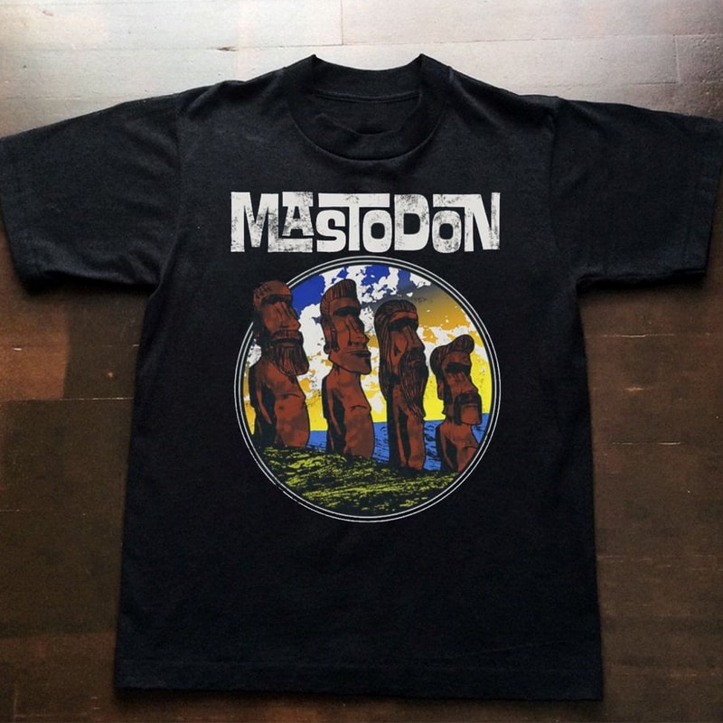 Mastodon Easter Statues T-Shirt, Mastodon Band T-Shirt, Mastodon Heavy Metal Music Shirt, 90s Music T-Shirt For Fans.jpg