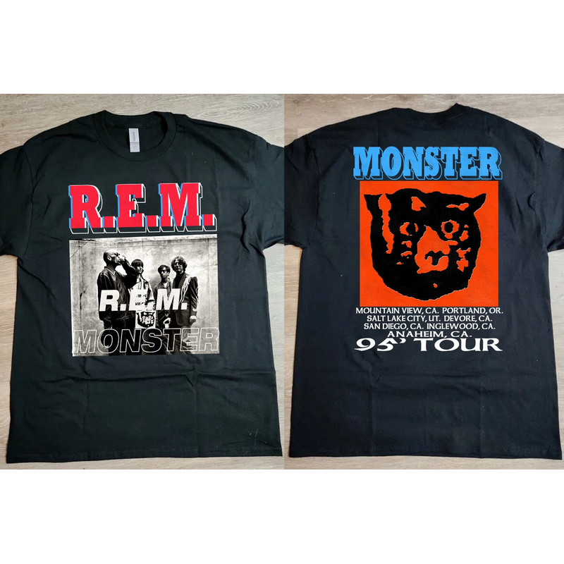 REM - Monster '95 Tour T-Shirt, Rem Rock Tour 1995 T-Shirt, Rem T-Shirt, REM Monster Tour 1995 Shirt, Rem Monster Shirt, 90s Rem Tour Shirt.jpg