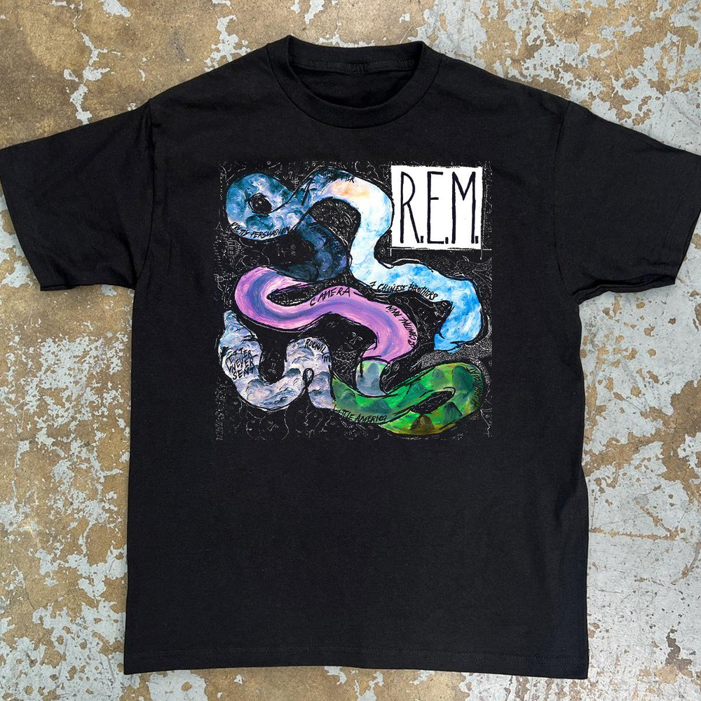 REM Reckoning 1984 Album Promo T-shirt, R.E.M Rock Band Shirt, 80s Rock Music Shirt, Rem Reckoning Tour Shirt, Music Shirt For Fans.jpg