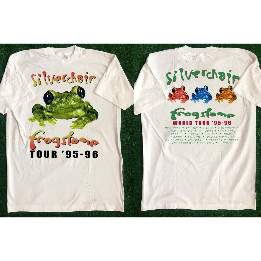 Silverchair Frogstomp World Tour '95-96 T-Shirt, Silverchair Tour 1995 T-Shirt, Silverchair Shirt, Silverchair Tour T-Shirt, 90 Rock Shirt.jpg