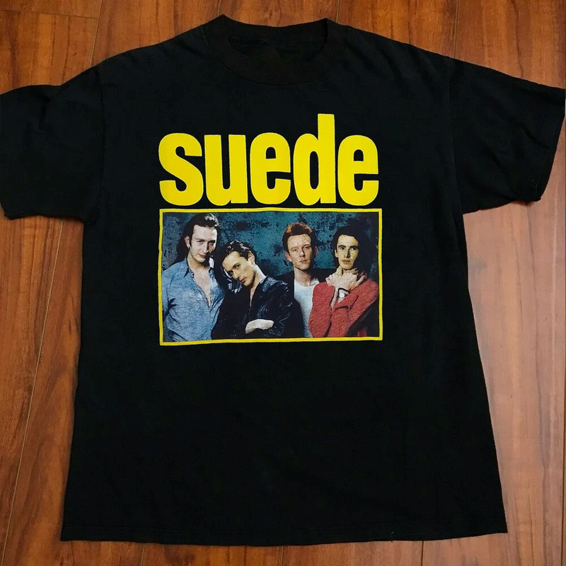 SUEDE Tour 1994-95 T-Shirt, Suede Band Shirt, Suede Rock Band Shirt, 90s Rock Music Shirt.jpg