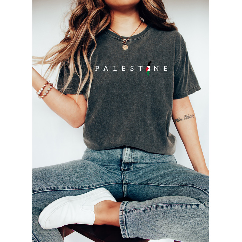 Palestine Shirt, Free Palestine T Shirt, Palestine Flag Crewneck, Stand With Palestine Shirt, Support Palestine T-shirt, Palestine Tee.jpg