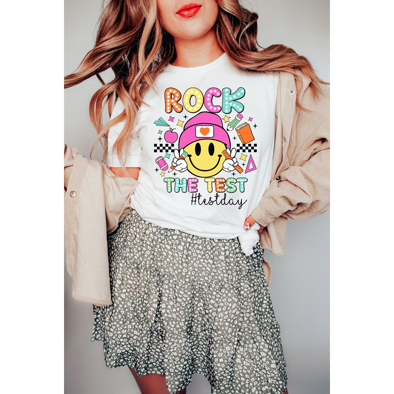 Rock The Test Shirt, Testing Day T Shirt, Don't Stress Just Do Your Best Shirt, Test Day Teacher T Shirt, Testing Tee, Last Day Of School.jpg