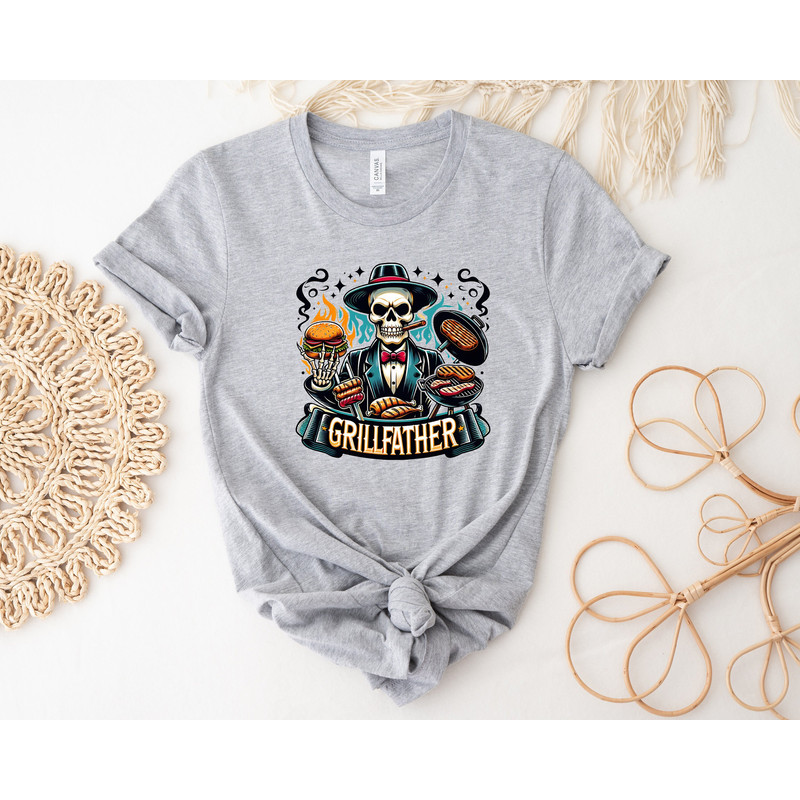 The Grillfather shirt, Dad tshirt, The Grill Father shirt, Fathers Day tshirt, Grill Master shirt, Fathers day gift, Picnic lover Dad.jpg