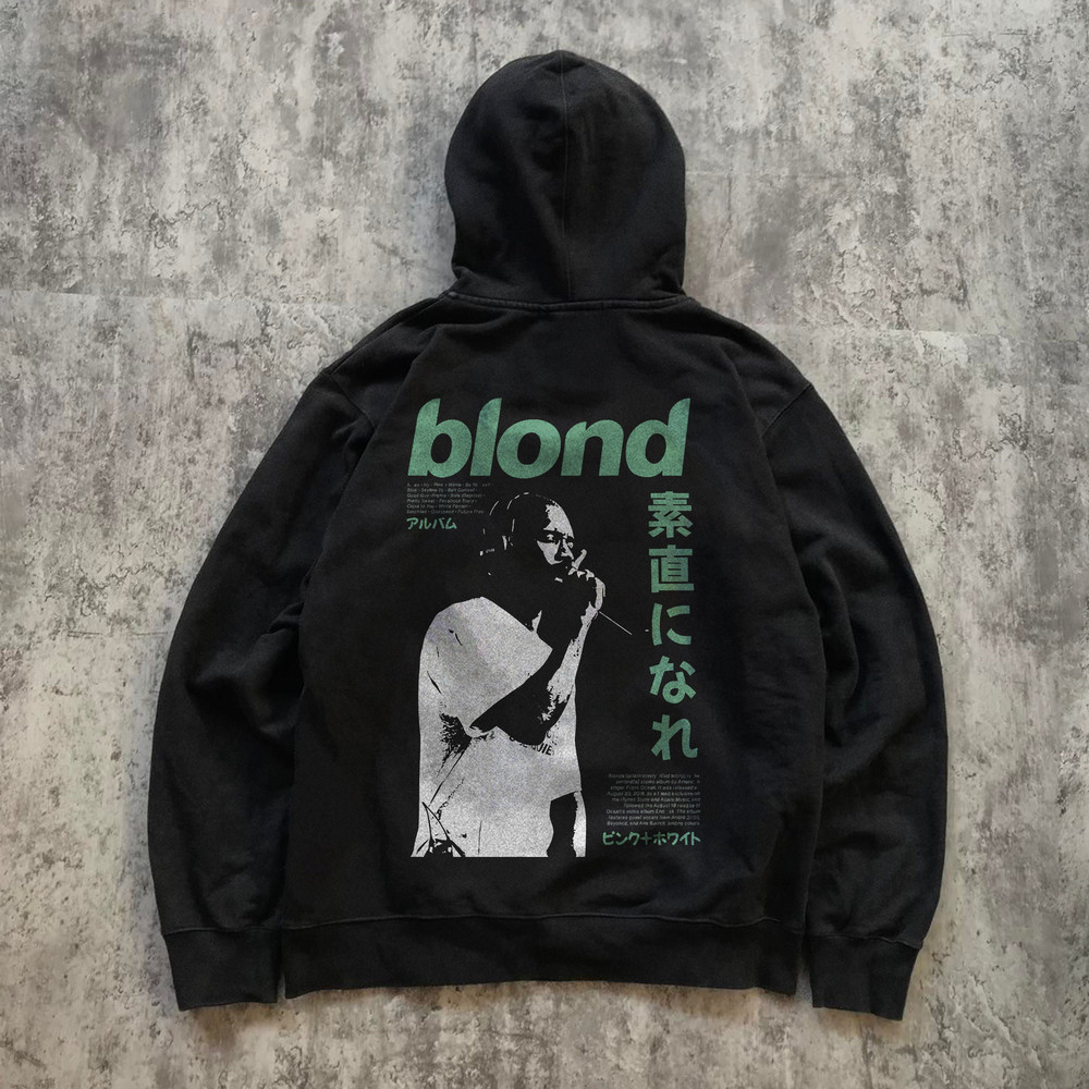Frank Ocean BLOND Premium Hoodie Blond hoodie Gift Music Vintage look Trends Original design y2k cool hoodie Hip Hop.jpg