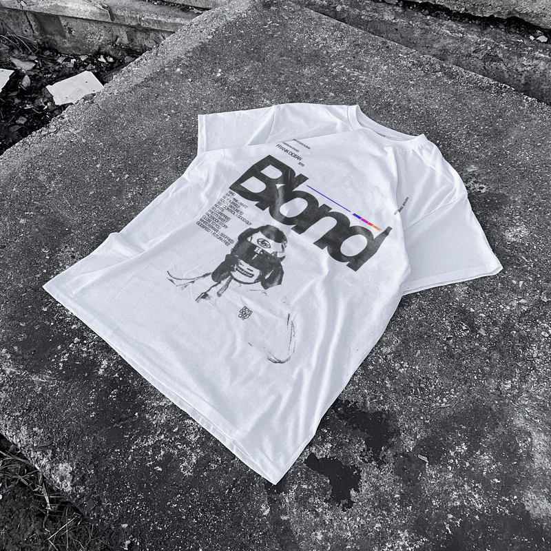 Frank Ocean BLOND Short Sleeve T Shirt Blond t shirt Gift Music Vintage look Trends Original design y2k cool t shirt.jpg